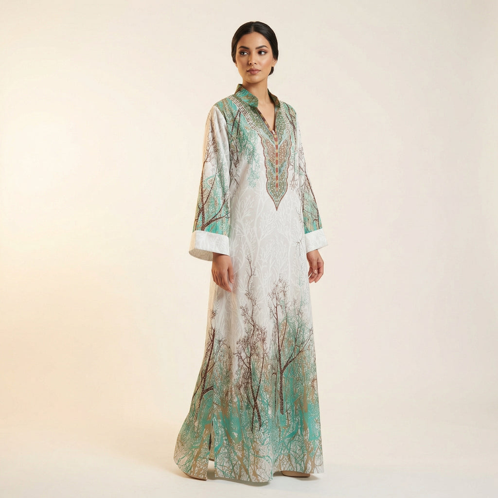 Abaya Imprimé Khaleeji