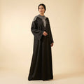 Abaya Noire Cristaux